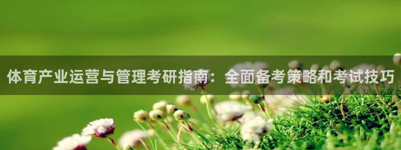 必一运动验证码：体育产业运营与管理考研指南：全面备考策略和考